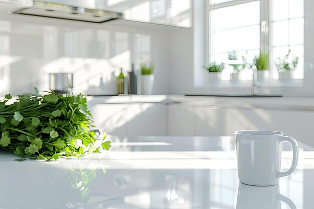 Bucătărie luminată